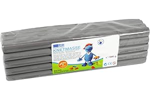 Becks Plastilin- plastilina, Color gris, 1000 g (B100503) , color/modelo surtido