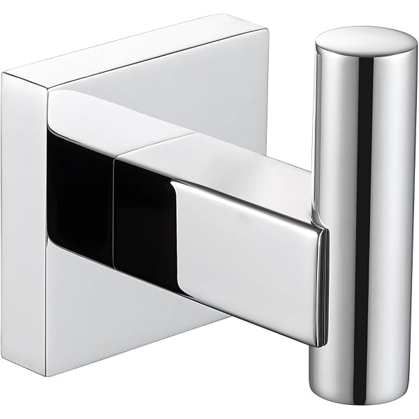 GROHE 40511001 Metal Essentials Cube Robe Hook (Silver) : Amazon