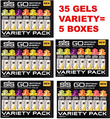 Science in Sport Go Isotonic Energia Gel - Scatola di 35 (varietà 5 SCATOLE)