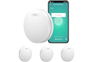 XINDUM Smoke Detector with APP, 10 Year Battery, Wireless Fire Alarm with APP, Mute Function, EN 14604 Test 85dB Alarm for Home Fire Warning