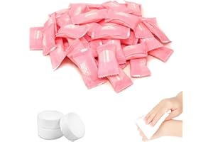 ChAusa 60 Pièces Mini Serviette Comprimée, Serviettes Compressées Magique, Serviette Comprimée Portable, Non-Tissé Serviette de Voyage pour Voyage, Camping, Sport, Usage Domestique et Extérieur