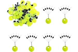 DRCHOER Bobber Stoppers for Fishing Line: 150pcs Sinker Float Stops for Bass Fishing - Texas Rig Weight Stoppers Size Large Medium Small