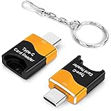 Lettore di Schede TF, Lettore di Schede Micro SD, Adattatore per Lettore di Schede di Memoria TF di Tipo C Compatibile con La
