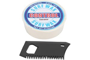 VGEBY Surf Wax Portable Antideslizante Parafina Surf Skateborad Wax Tabla de Surf Accesorio con Peine de Cera