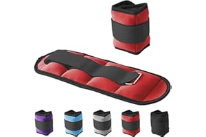 G5 HT SPORT Cavigliere Appesantite Polsiere Appesantite | Regolabili Con Chiusura a Strappo | per Fitness, Yoga, Riabilitazione, Jogging, Ginnastica, Aerobica, Palestra