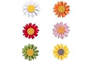 Oenothera Alloy Brooch, Daisy Flower Brooch, Ladies Fashion Brooches, for Clothing Scarf Shawl Hat Bags Jackets Diy Crafts Decoration Accessories