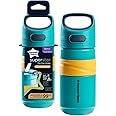 Tommee Tippee Superstar Flip Top Sportee Cup, 18m+ Toddler Drinking Trainer Bottle, Leak and Shake Proof, Hygienic Antibacterial Spout, Bite Resistant, 500ml, Blue