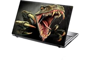 15.6 INCH TAYLORHE SKINS TaylorHe 15.6 inch 15 inch Laptop Skin Vinyl Decal with Colorful Patterns and Leather Effect Laminate MADE IN BRITAIN dinosaur