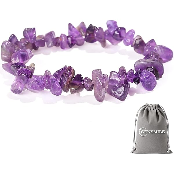 Uwiyo Natuurstenen armband voor dames, 4 mm kralenarmband, verstelbare elastische armband met edelstenen voor dames, meisjes, verjaardag en Kerstmis, Steen, Geen edelsteen