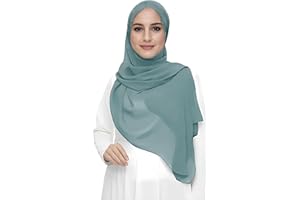 Lina & Lily Women’s Muslim Chiffon Hijab, Headscarf Shawl
