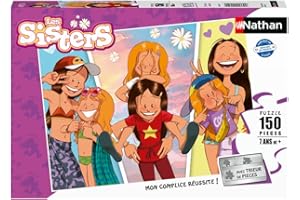 Nathan - Puzzle Enfants - 150 pièces - C’est Parti Mon Kiwi/Les Sisters - Filles ou garçons dès 7 Ans - Puzzle de qualité supérieure - Carton épais et résistant - Super Héros - 12004254
