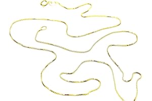 PEGASO GIOIELLI - Collana Oro Giallo 18kt (750) Catenina Veneta Singola Donna Ragazza