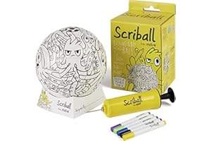 Scriball Minipelota de fútbol de Mitre Personalizable con rotuladores de Colores de la Marca