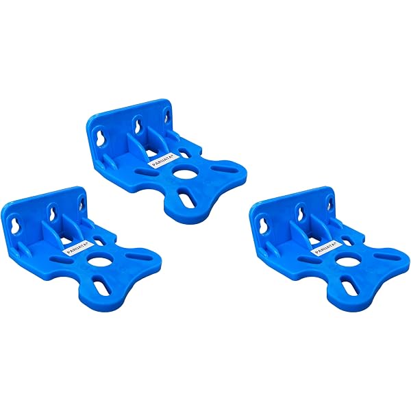 Omoojee Metal Mounting Bracket For 10" And 20" Water Filter Housings - White, Heavy Duty Fixing Bracket