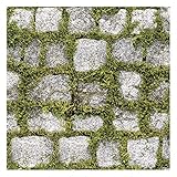Tamaño más grande y aplicación más amplia: 1.74 * 32.81ft, se ve real en Grass and Rock, efecto visual en 3D, estilo natural. Los multi-volúmenes se pueden coser perfectamente sin la diferencia. Espesante, calidad mejorada, cobertura fuerte, hecha de material de PVC, impermeable, a prueba de aceite, antiincrustante, fácil de limpiar, ecológica, multiuso