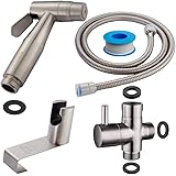 Schläfer Bidet Handbrause Set - Chrom Toiletten Duschset Mit Wandhalterung