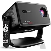WZATCO Yuva Vibe, Certified OS Smart Home Projector, Native 1080P Fully Automatic, HDMI ARC, WiFi 6 & BT, 14000 Lumens, Scree