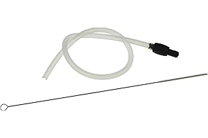 BSH Manguera de leche (654026) + cepillo de limpieza para cafeteras automáticas Gaggenau, Neff, Bosch y Siemens