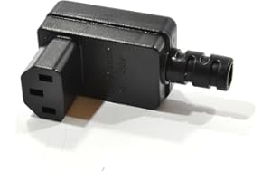 KENABLE Heavy Duty Rewireable Droit Angle CEI C13 Femelle Femelle Fiche 10a 250V