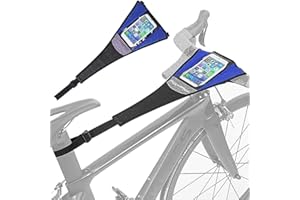 AMACOAM Parasudore a rullo, rete di saldatura per bicicletta, protezione per la saldatura, per bicicletta, con custodia per cellulare, anti-sudore, ad asciugatura rapida