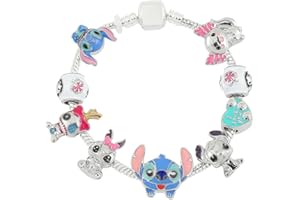 LGQHCE Bambini L-ilo e S-titch Braccialetto, L-ilo S-titch Bracciale, L-ilo e S-titch Braccialetto per le Feste di Compleanno Delle Ragazze Come Accessorio per Vestire