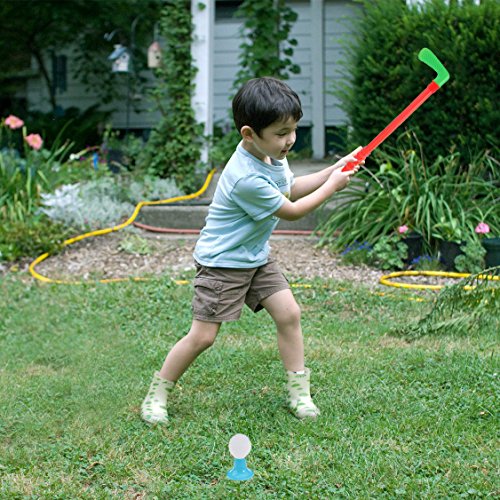 OFKPO-Ensemble-de-Golf-Jouet-pour-Enfants-Mini-Golf-en-Plastique-Jeu-de-Balles-Enfants-Plein-Air-Jouet-de-Sport