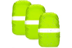 YIUWOD 3 PièCes Protection Pluie Sac à Dos - Protection Sac à Dos Pluie - Housse Sac à Dos Impermeable - Convient Aux Sacs à Dos De Camping, De RandonnéE, De Voyage Et Aux Sacs à Dos