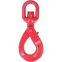 Gancio Rotante In Acciaio Forgiato - Ganci Gru Autobloccanti Per Sollevamento - Foto 4