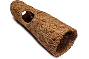 SWELL UK Swell Reptile Natural Coco Tunnel | Natural Reptile Hide (30cm)