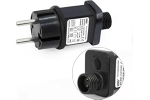 DR. WATCH Alimentatore LED 31 V 3,6 W – CZJUTAI JT-EL/FC31V3.6 W trasformatore LED CZJUTAI IP44 – Alimentazione affidabile per illuminazione Noël con presa europea (Socle à vis – Modalità commuté)