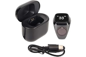 CICIGLOW Contatore da dito, Anello contagiri ricaricabile da 20 mm Contatore portatile di numeri BT5.1 APP di supporto del contatore digitale delle dita con schermo da 0,49 pollici