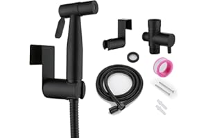 MENAYODA Bidet handbrause Set, Bidet-Sprühgerät für Toiletten, Premium Edelstahl Gebürstet Bidet Handbrause für die persönliche Hygiene und Töpfchen-WC-Sprühgerät