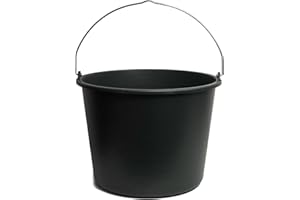 ‎TAMS TAMS® Baueimer 5/12/20L Mörteleimer & Zementeimer aus robustem Kunststoff Stabiler Wassereimer für Garten, Baustelle & Landwirtschaft (wählbar als 5er, 10er oder 20er Packung) (1, 20 Liter)