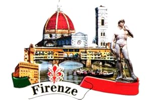 Weekino Firenze Calamità da frigo 3D Polyresin Tourist City Viaggio Souvenir Collezione Regalo Forte Frigorifero Sticker