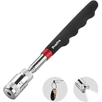 Outil Magnétique Flexible 60cm - Ramassage Vis/Écrous, Aimant Puissant 900g, Poignée Antidérapante