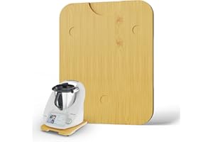 BITIWEND Tabla Deslizante para TM6/TM5, 360° Deslizamiento Suave sin Levantar, Tabla para TM6/TM5, Adecuada para Superficies de Cuarzo, Madera y Cerámica - de Tono Natural