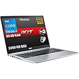 Acer Notebook Pc Portatile, Extensa 15,CPU i5-1135G7 4 Core, RAM 20 Gb SSD da 1000 Gb, 15.6" FHD IPS, Grafica Intel Iris Xe, 