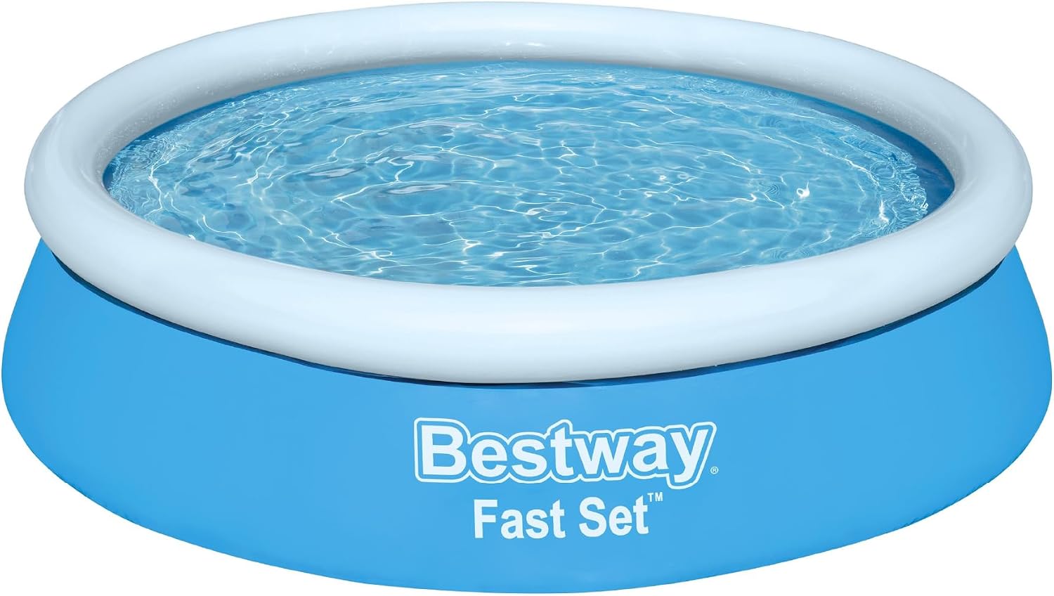Bestway 6ft x 20in Blue Round Fast Set Inflatable Above Ground Pool