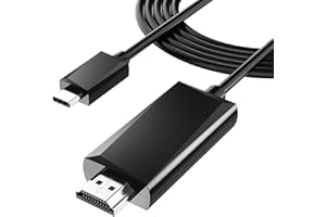 CABLEGLAXAY Cable USB C a HDMI [2M/6.6FT], 4K@60Hz Tipo C HDMI Cavo Thunderbolt 3 Compatible con iPad Pro 2018, MacBook Prp, MacBook Air, iMac, dell XPS, Samsung S9/S8/Note 9/S8 Plus, Huawei P30/Mate30