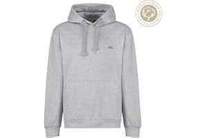 Iron Mountain Męska bluza z kapturem z miękkiego polaru, przędza z odzysku, przyjazna dla środowiska top, jasnoszara Marl, 3XL