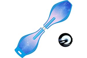 ERNAN Waveboard- Compact Lightweight Caster Board Kids/Teens. Waveboard Kinder Street Surfen Caster Torsion Skateboard Double Decks Casterboards Mit LED Leuchtrollen