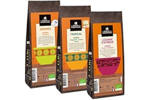 HOP CAFE Pack Éco Rooibos aromatisés Bio - 3 x 100g