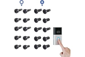 RENKE Ring Doorbell Screw Replacement Set, Compatible with Ring Doorbell 2nd Generation - Pack of 20,Spare Screws for Ring Doorbell, ring doorbell screws,ring doorbell screws 2nd generation.