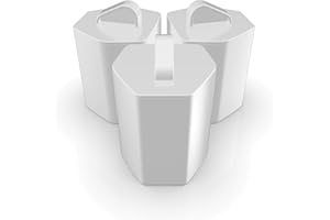 Imetec Zerocalc KF1 100 - Kit de 3 filtros antical para centros de planchado Imetec Zerocalc Pro Ceramic Ps2 2400, Ps2 2000, Ps2 2200, Intellivapor PS3 3000, Imetec Onda, blancos (9009)