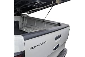 JHCHAN Protector de borde de carga para Ford Ranger 2012 – 2022 T6 T7 T8 Wildtrak Raptor XL XLT ABS puerta trasera barra de protección