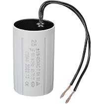 PATIKAL Condensatore CBB60 80uF 450V AC: Per Pompe Acqua, Motori Lavatrice, Compressori E Altro. 2 Fili, 50/60Hz, Dimensioni 120x54mm. Il Ricambio Che Cercavi!