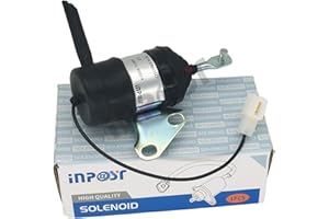 INPOST Solenoide di arresto 12 V 16851-60014 per Kubota BX2230D RTV900R RTV900T B7410D BX1500D BX1800D Z482 Z602 D722 D902 D782 D622 Z402 1 6851-. 60010 16851-60011 16851-60012 16851-60013