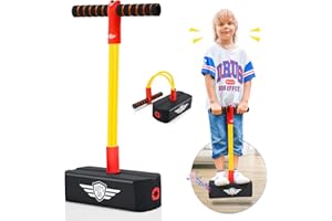 Toyzey Outdoor Spielzeug ab 3 4 5 6 7 8 9 10 11 12 Jahre,Spielzeug ab 3-8 Jahre Junge Kinderspiele ab 8-12 Jahre Pogo Stick Geschenk Junge 3-12 Jahre Geschenke für Mädchen Hüpfpferd Spielzeug