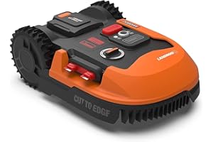 WORX WR165E Robot Rasaerba Landroid Classic M500 2.0 a Batteria Area di Taglia 500Mq - Wifi - Bluethooth - Lama Flottante - Base a Scomparsa - Carica Laterale - Taglia Fino al Bordo
