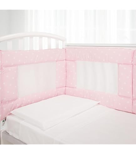 Lenzuola Per Lettino 120x60 Cm In Microfibra - Confezione Da 3, Morbidissime, Con Angoli Elastici, Rosa Arcobaleno - 4